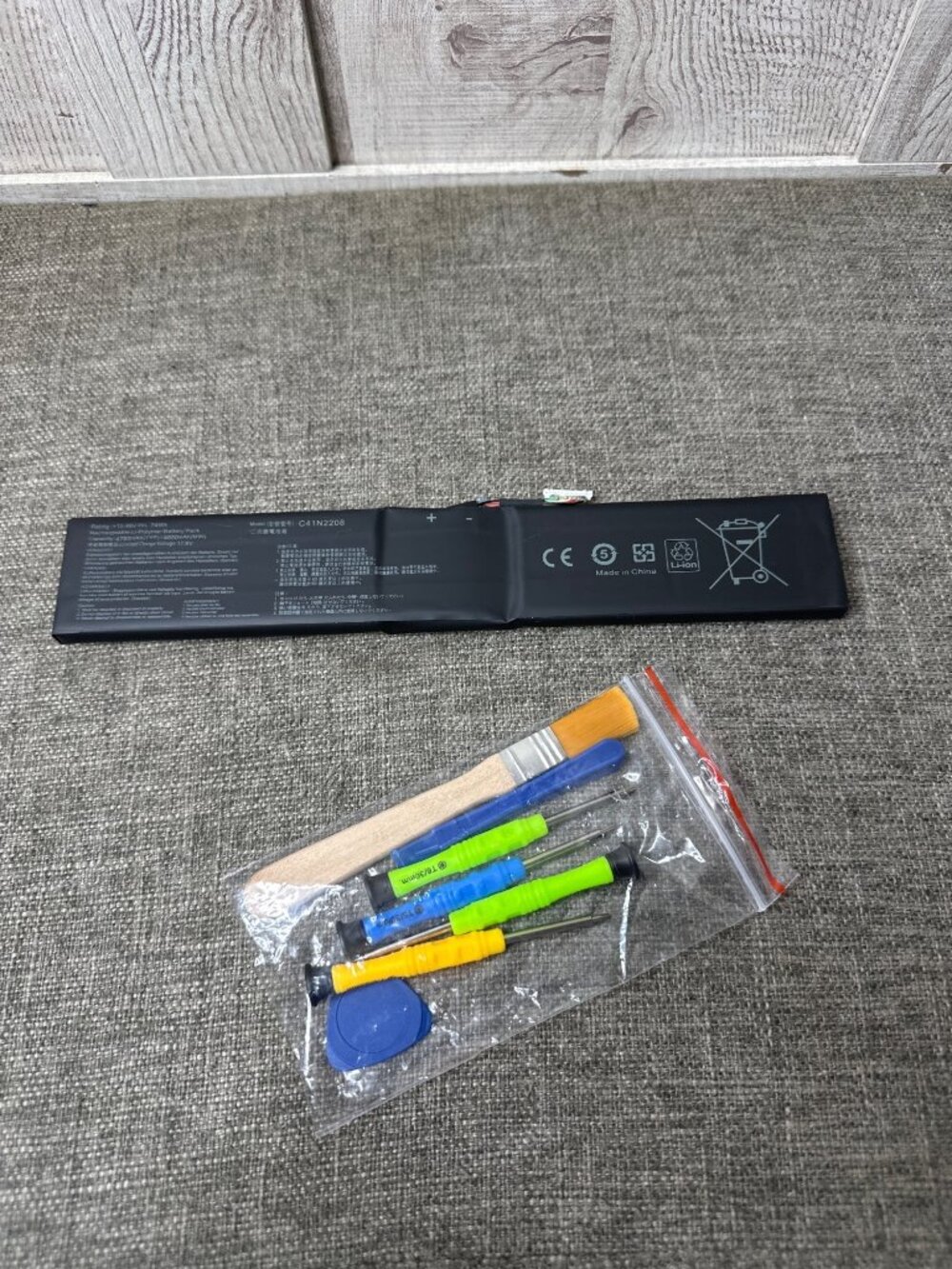 C41N2208 Laptop Battery Pack With 74Wh Capacity 15.48V 4780mAh Gaming PC